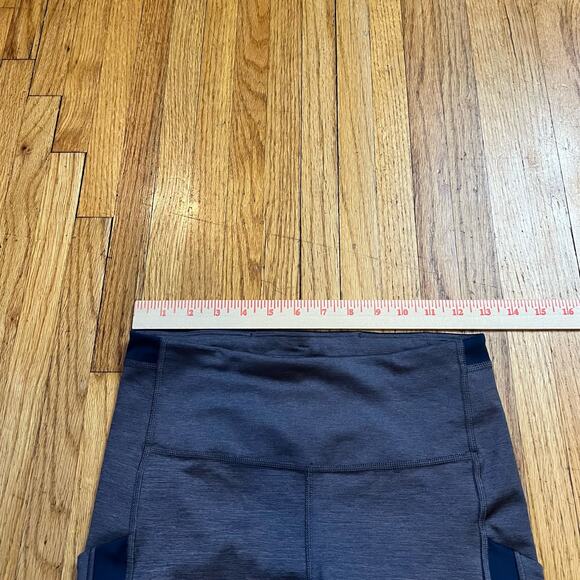 Athleta Leggins Womens Small Ultimate Stash Pocket 7/8 Tight Blue Purple - Picture 7 of 10